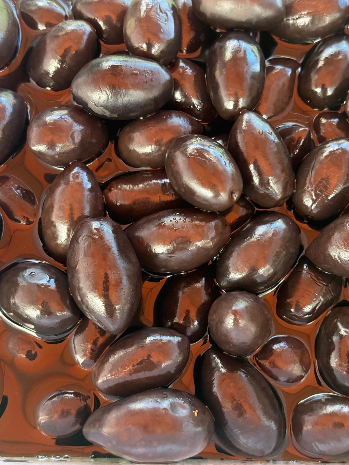 Black Cerignola Olives
