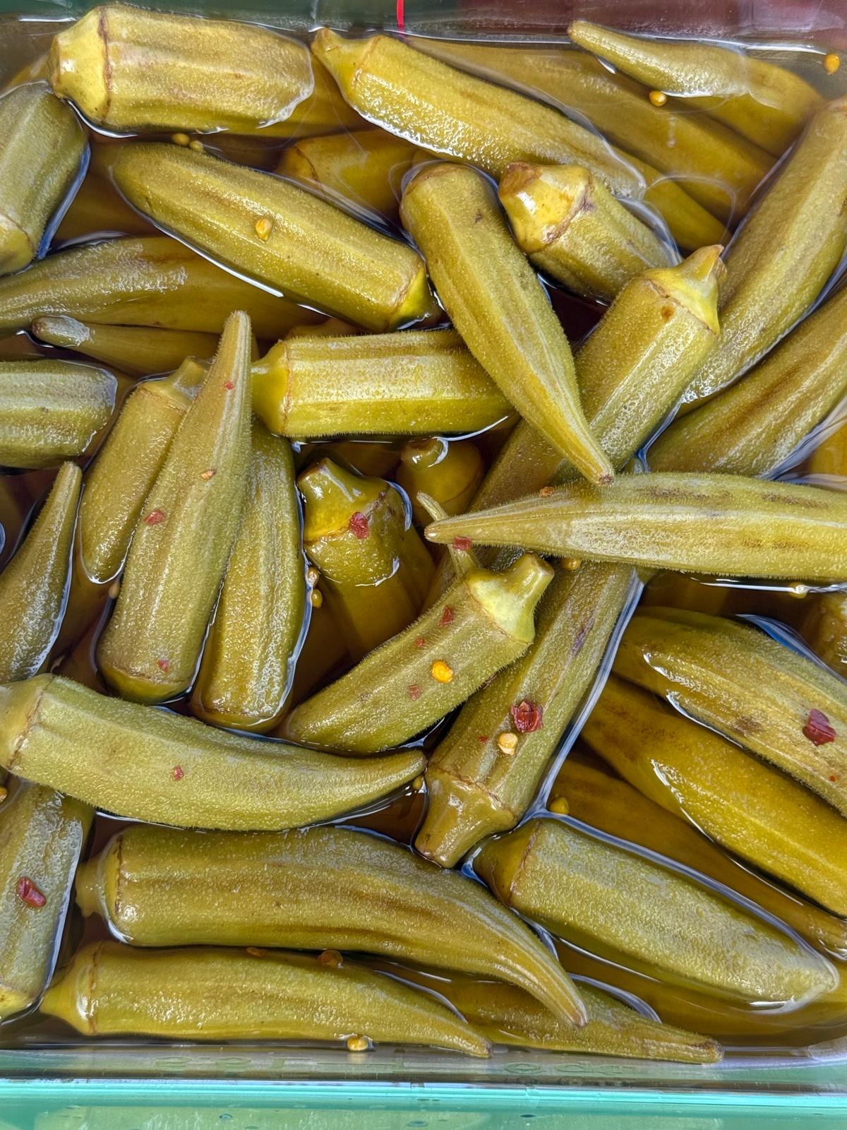 Hot Pickled Okra