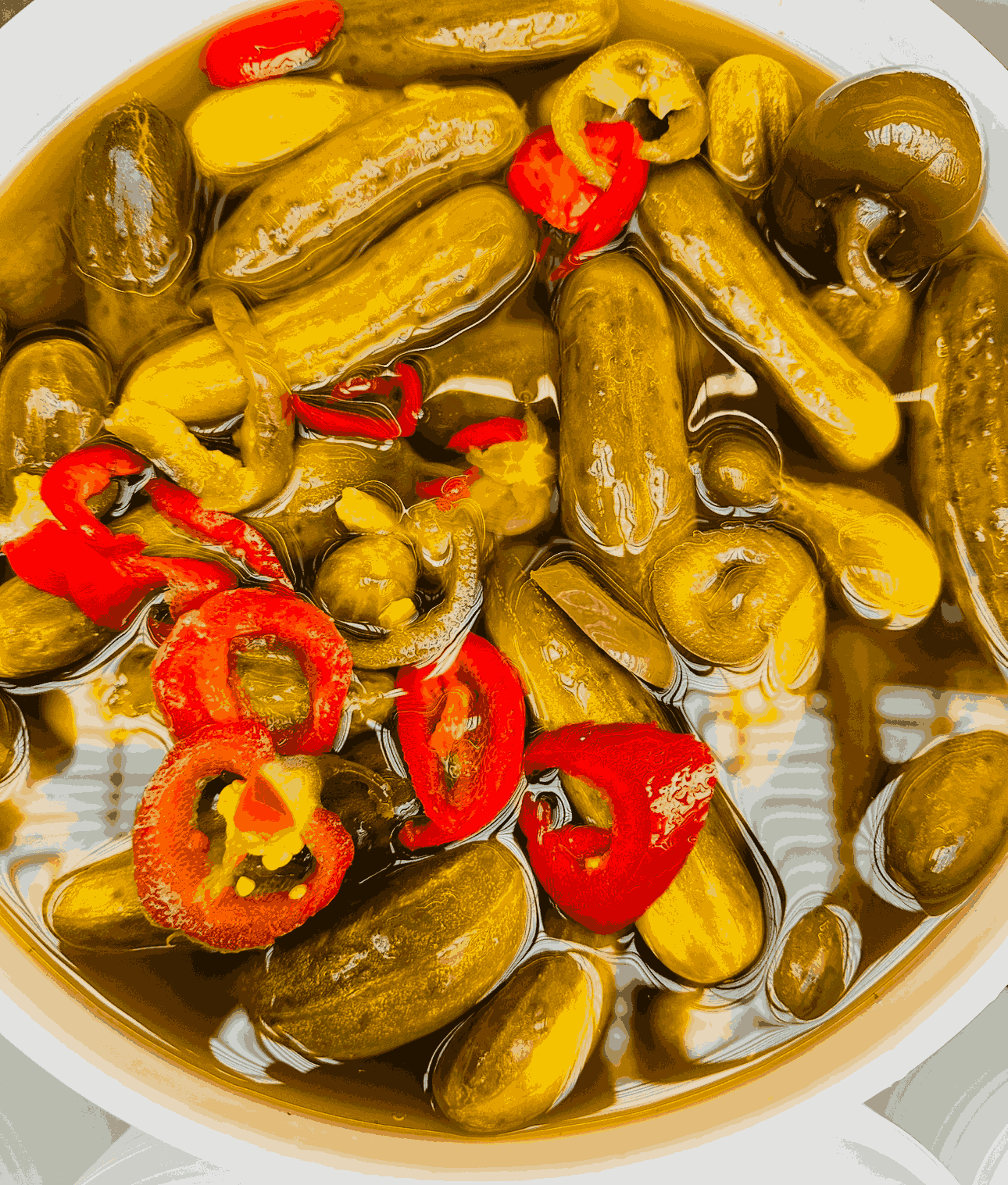 Flaming Dill Pickles
