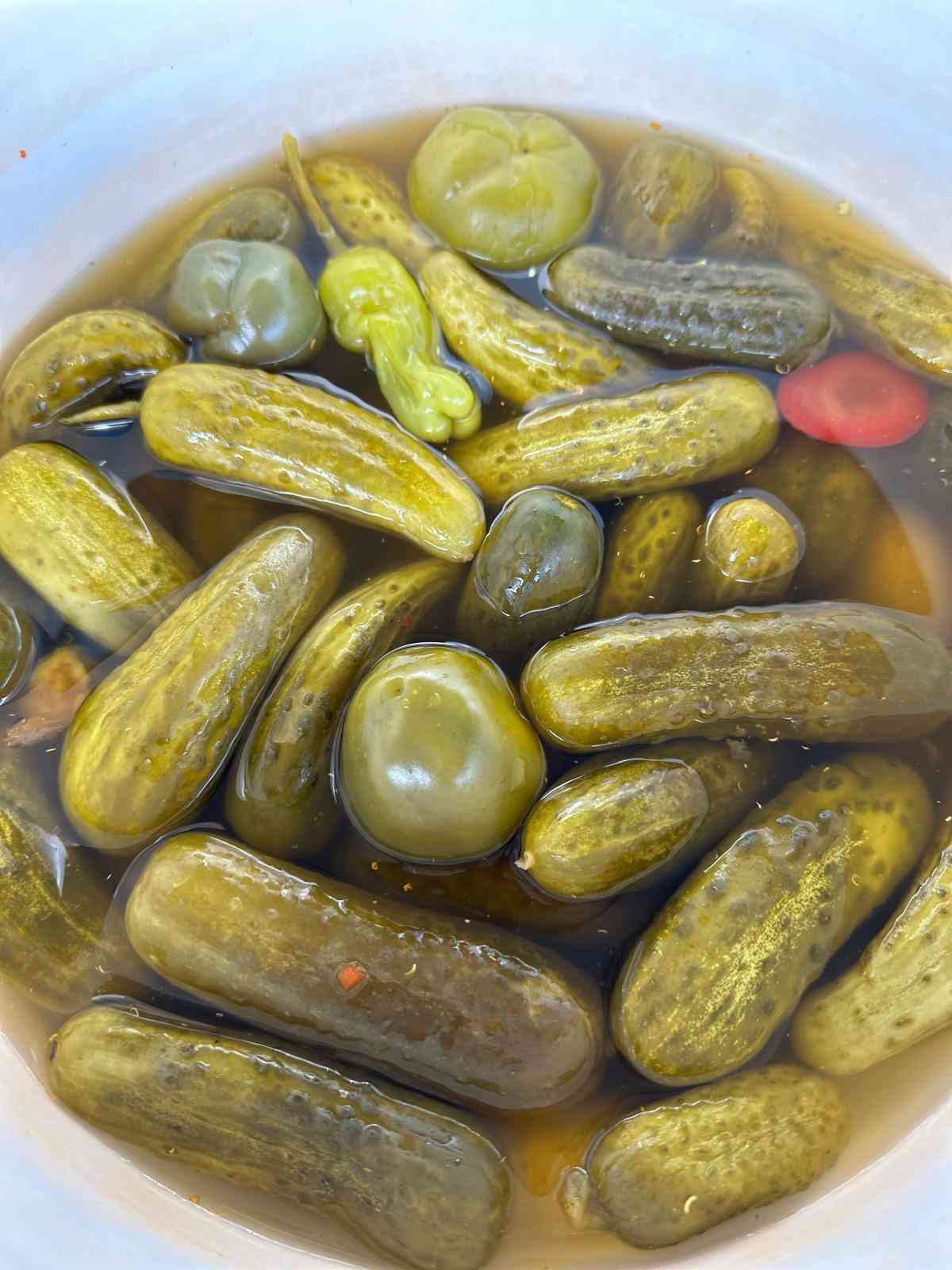 Flaming Dill Pickles