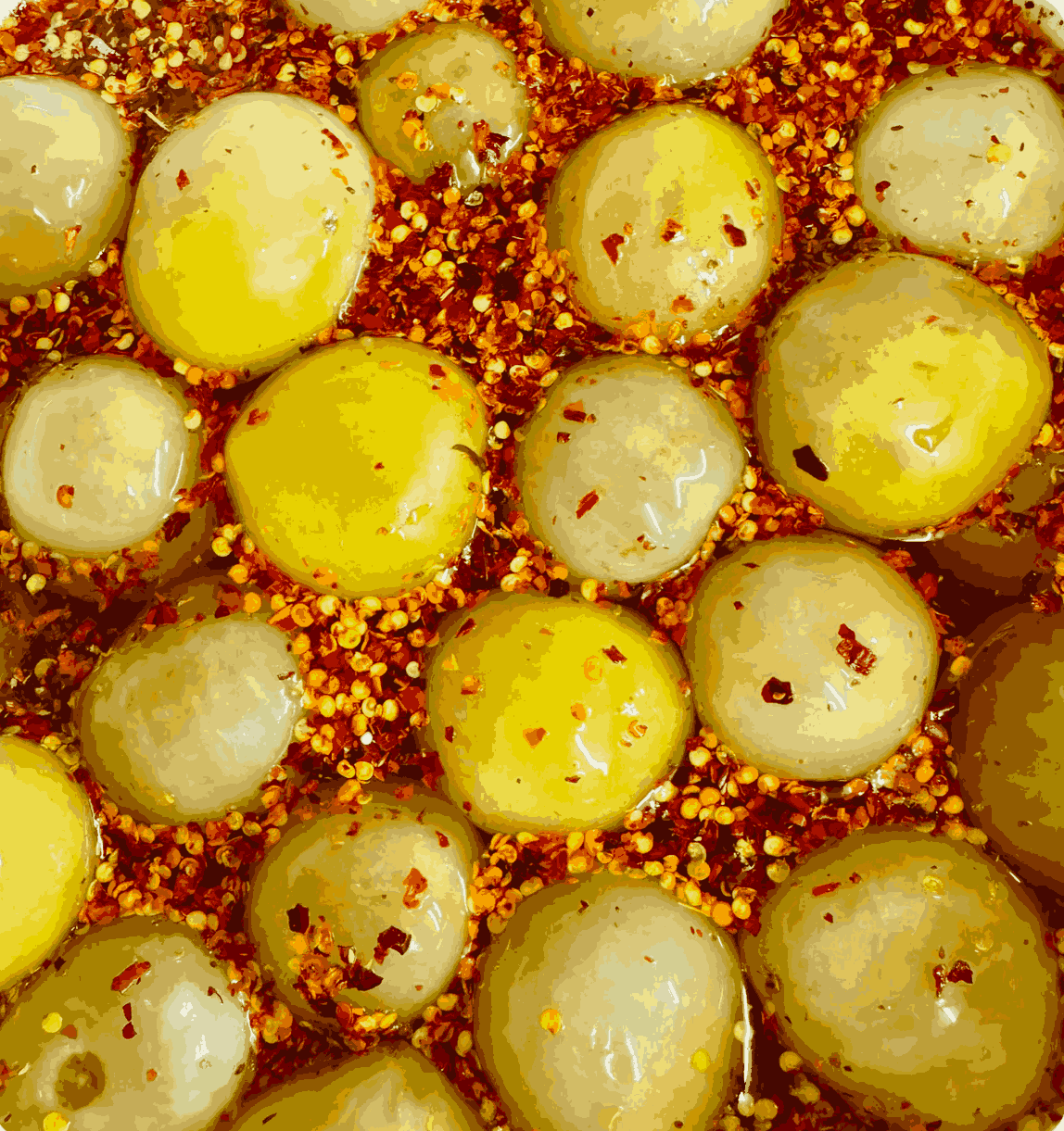 Hot & Spicy Sour Green Tomatoes