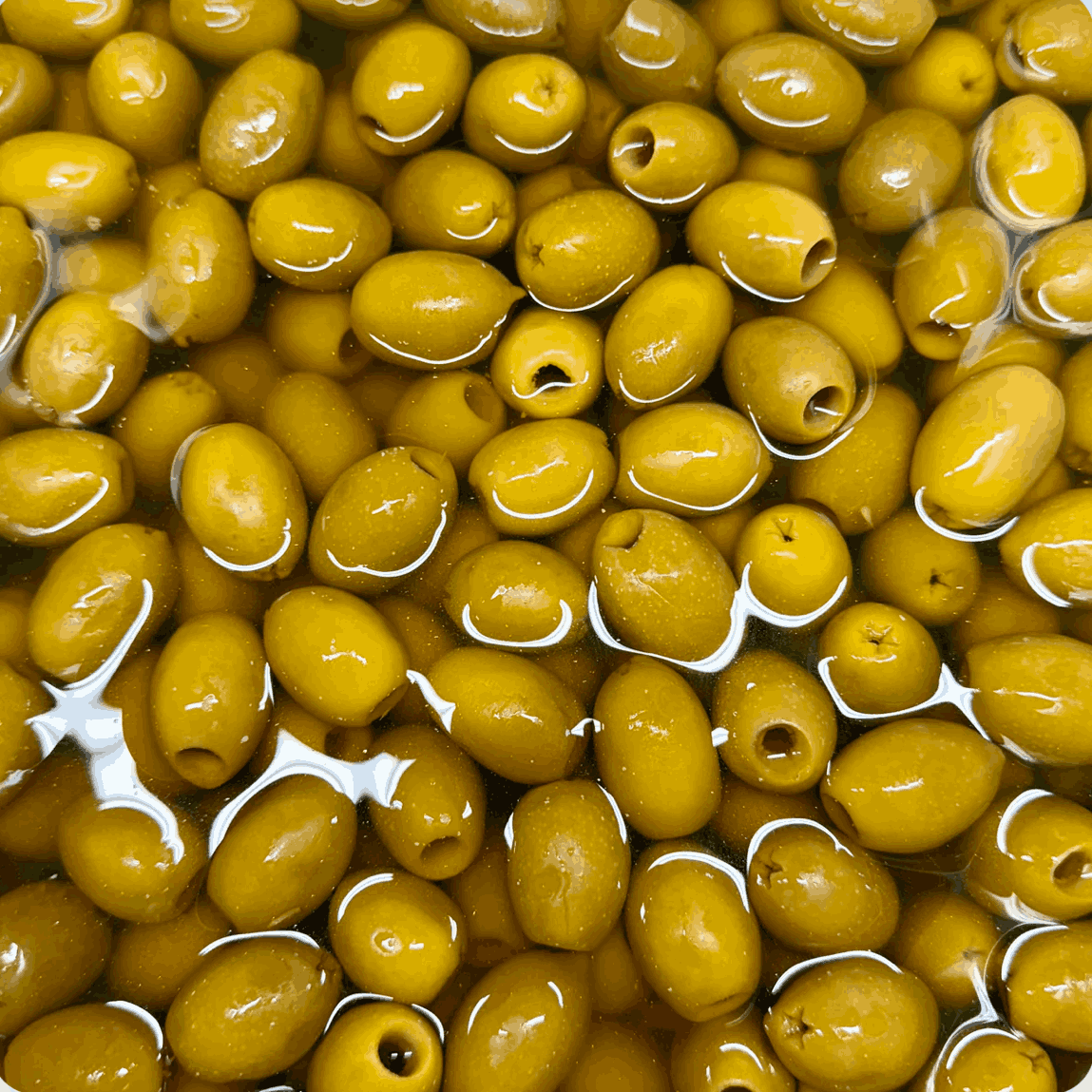 Pitted Green Olives